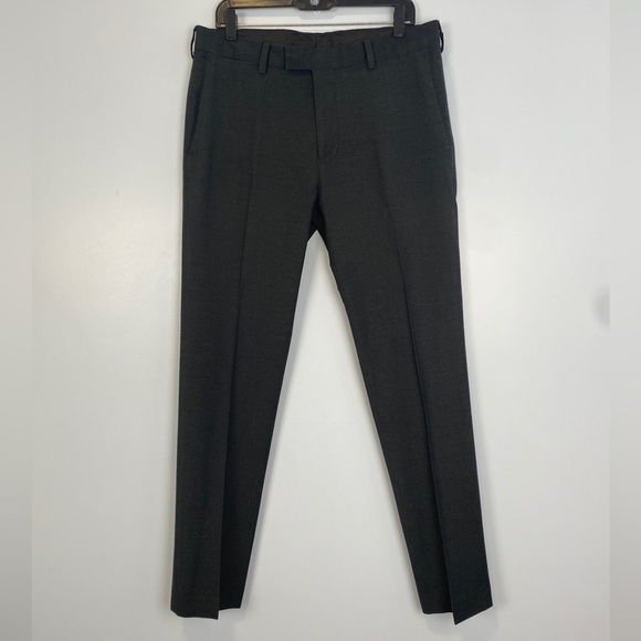 Louis Raphael Tailored Straight Leg Dress Pants 34x32 Formal Business Trousers - Picture 1 of 11